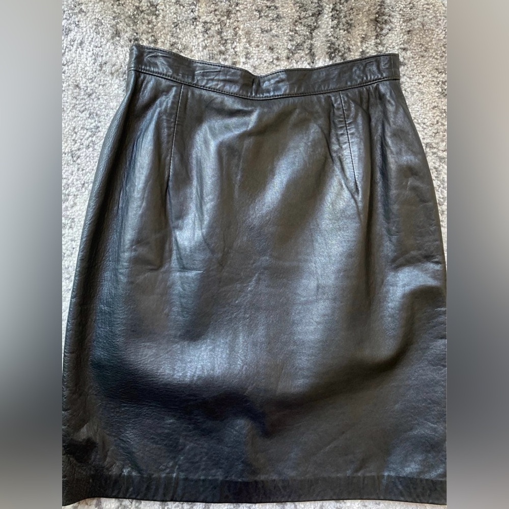 Vintage Leather skirt